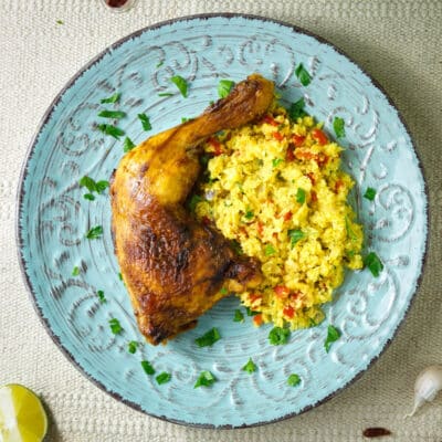 Tandoori Chicken z ryżem z kalafiora