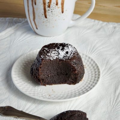 KETO ciasto czekoladowe w kubku (z mikrofali)