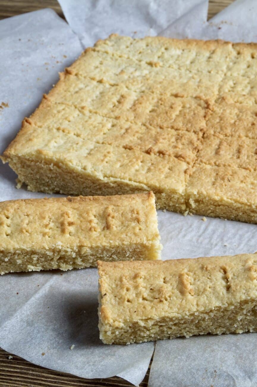 Shortbread bez cukru – migdałowe ciastka KETO à la biszkopty 🍪